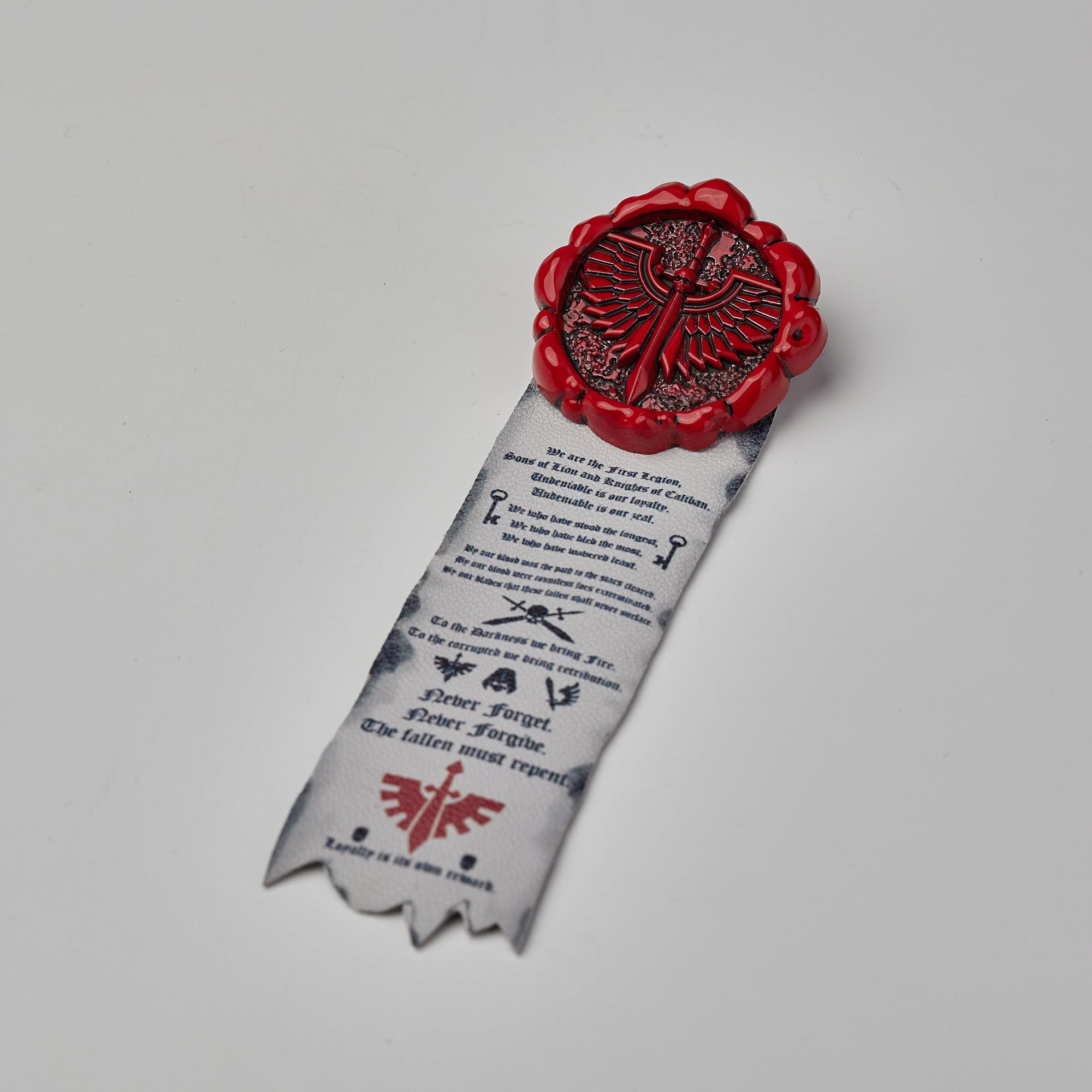 Warhammer 40K Dark Angels Purity Seals Lion El'Jonson Legion Commemorative Badge Starforged